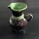 Small brown and celadon pearl pitcher