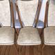 Série de 3 chaises époque années 50