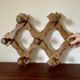 Accordion coat rack wood 1970