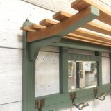 Coat rack and shelf