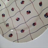 Large vintage gien chevreuse model dish