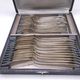 12 silver-plated fish forks and knives Frionnet François