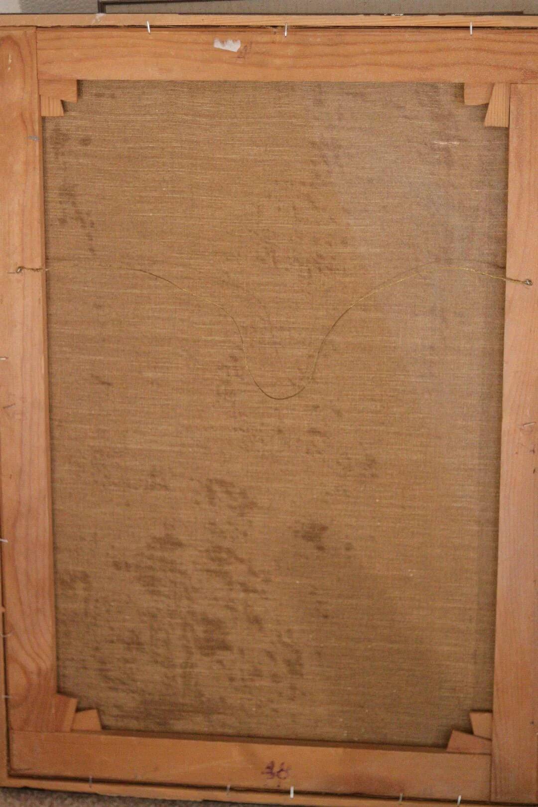 Original Mid Century Swedish Oil on Panel – “London” by Sven Jonsson