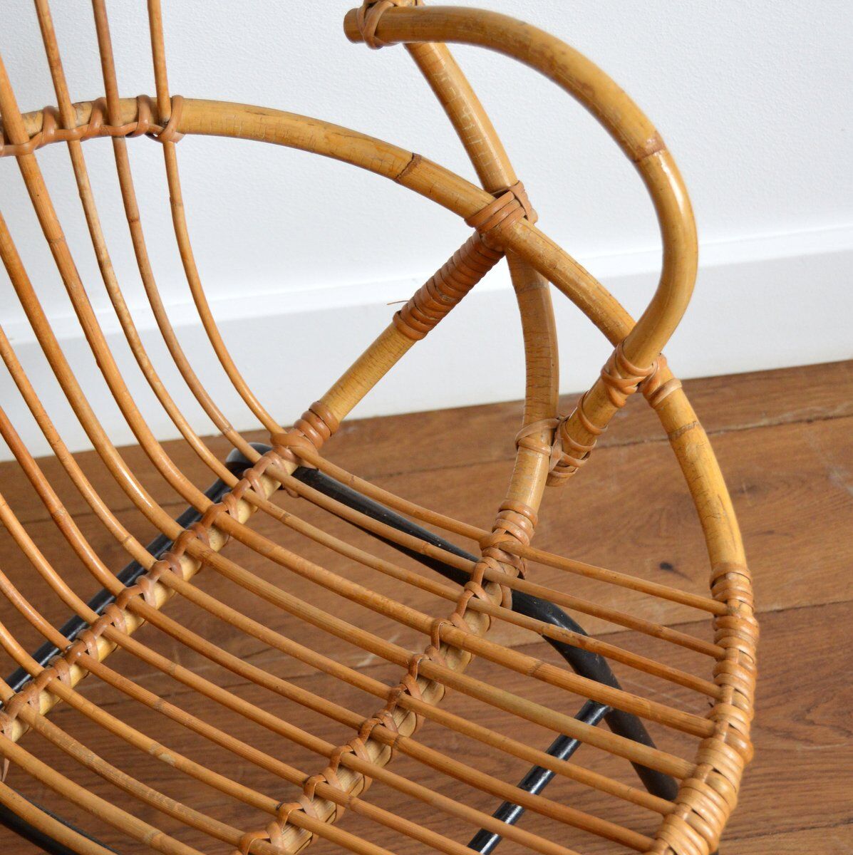 Vintage rattan armchair