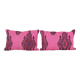 Set of 2 vintage kilim cushion covers 41x61 cm