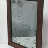 Solid wood mirror and patinated ice early twentieth century