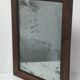 Solid wood mirror and patinated ice early twentieth century