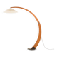 Lampe arc réglable italienne par novecento, années 1980.