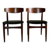 Vintage Scandinavian teak chairs by Henri Walter Klein