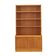 Danish ash veneer bookcase with adjustable shelves, 1970s