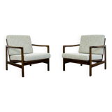 Pair of B-7522 armchairs by Zenon Bączyk 1960s
