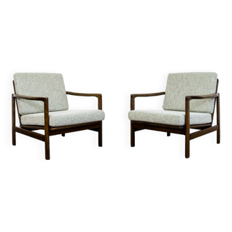 Paire de fauteuils B-7522 par Zenon Bączyk années 1960