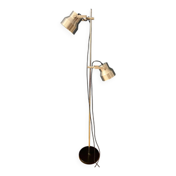 Vintage silver Dijkstra Space Age floor lamp