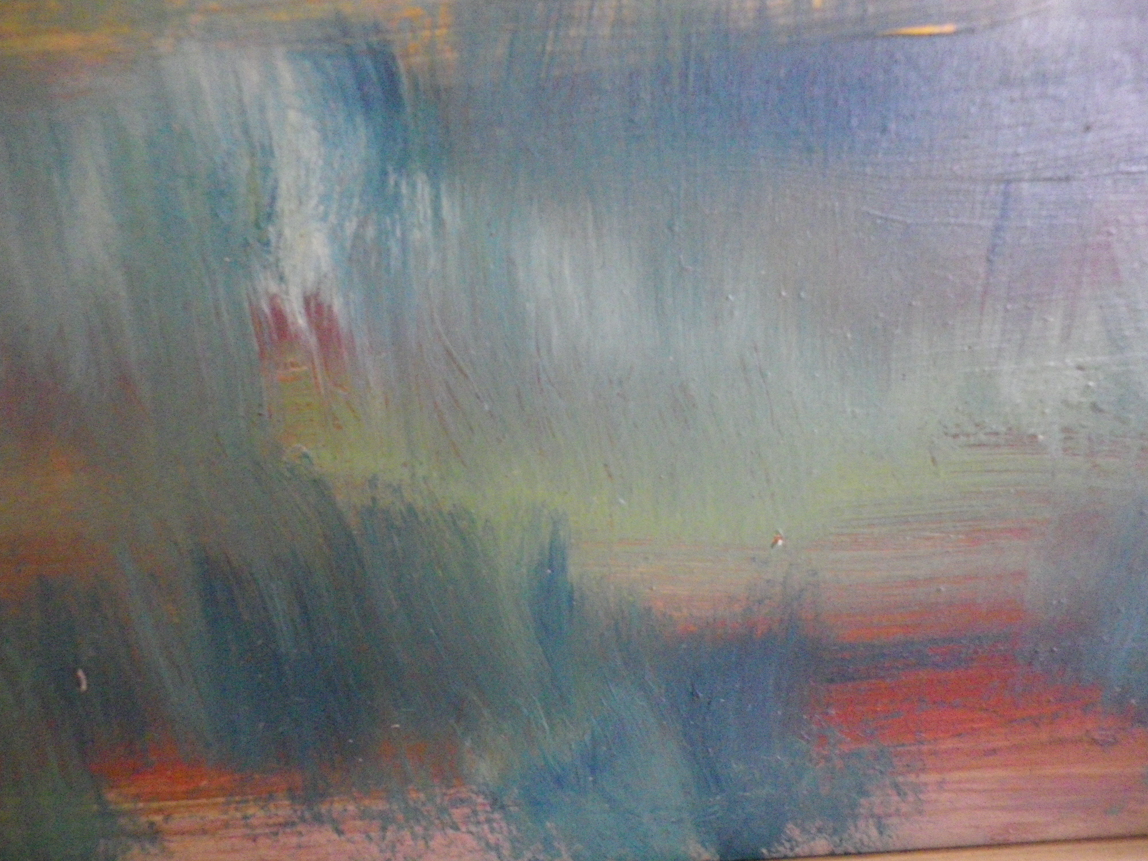 Painting "Plenitude" with framing, signed