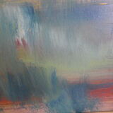 Painting "Plenitude" with framing, signed