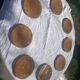9 plates in straw slurry val d or creation made in france vintage