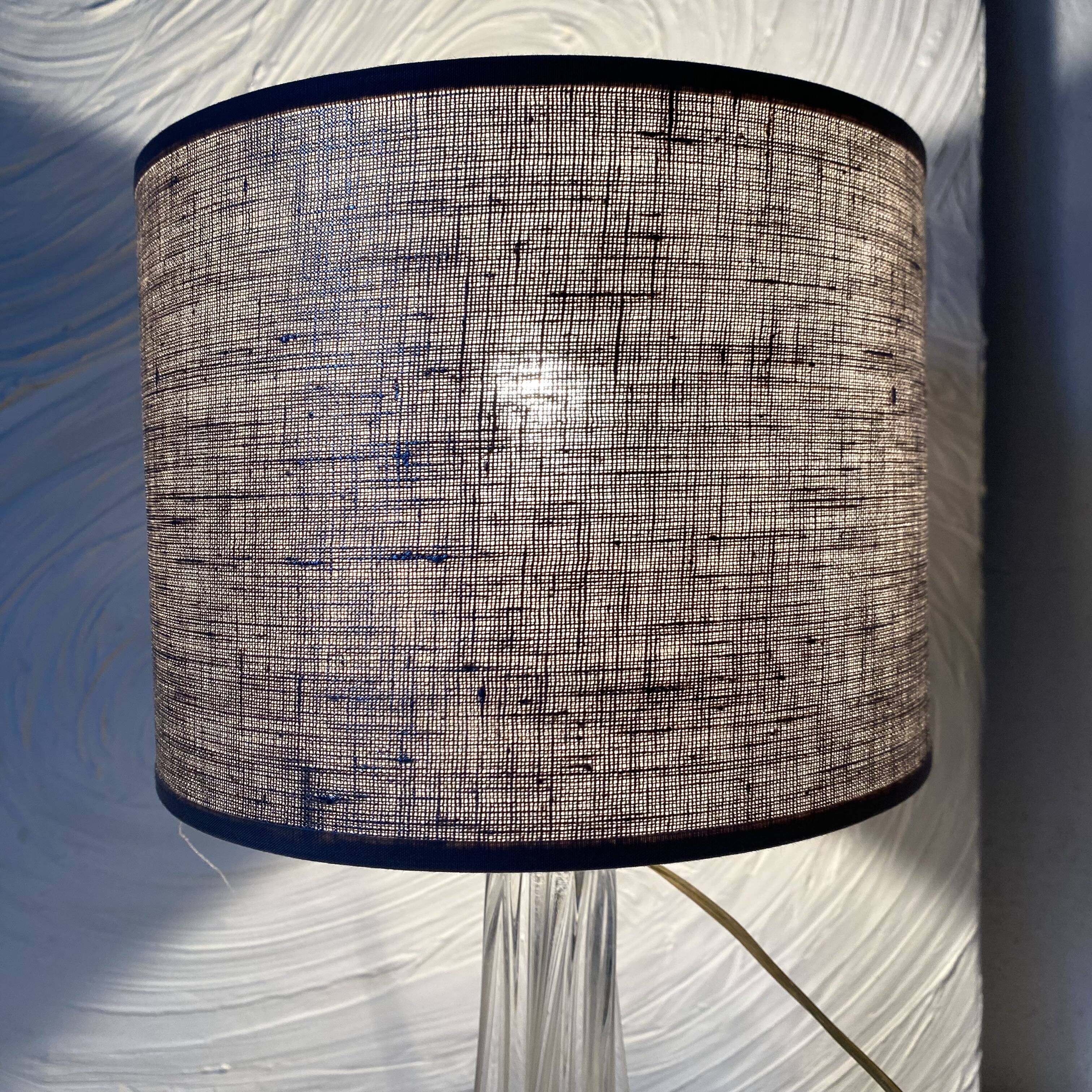 Crystal lamp in Daum style, 1960s.