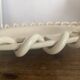 Plate, openwork ceramic catchall Malicorne