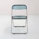 Blue Plia Chair by Giancarlo Piretti for Castelli, 1960