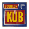 Enamelled plate Bouillon Kub