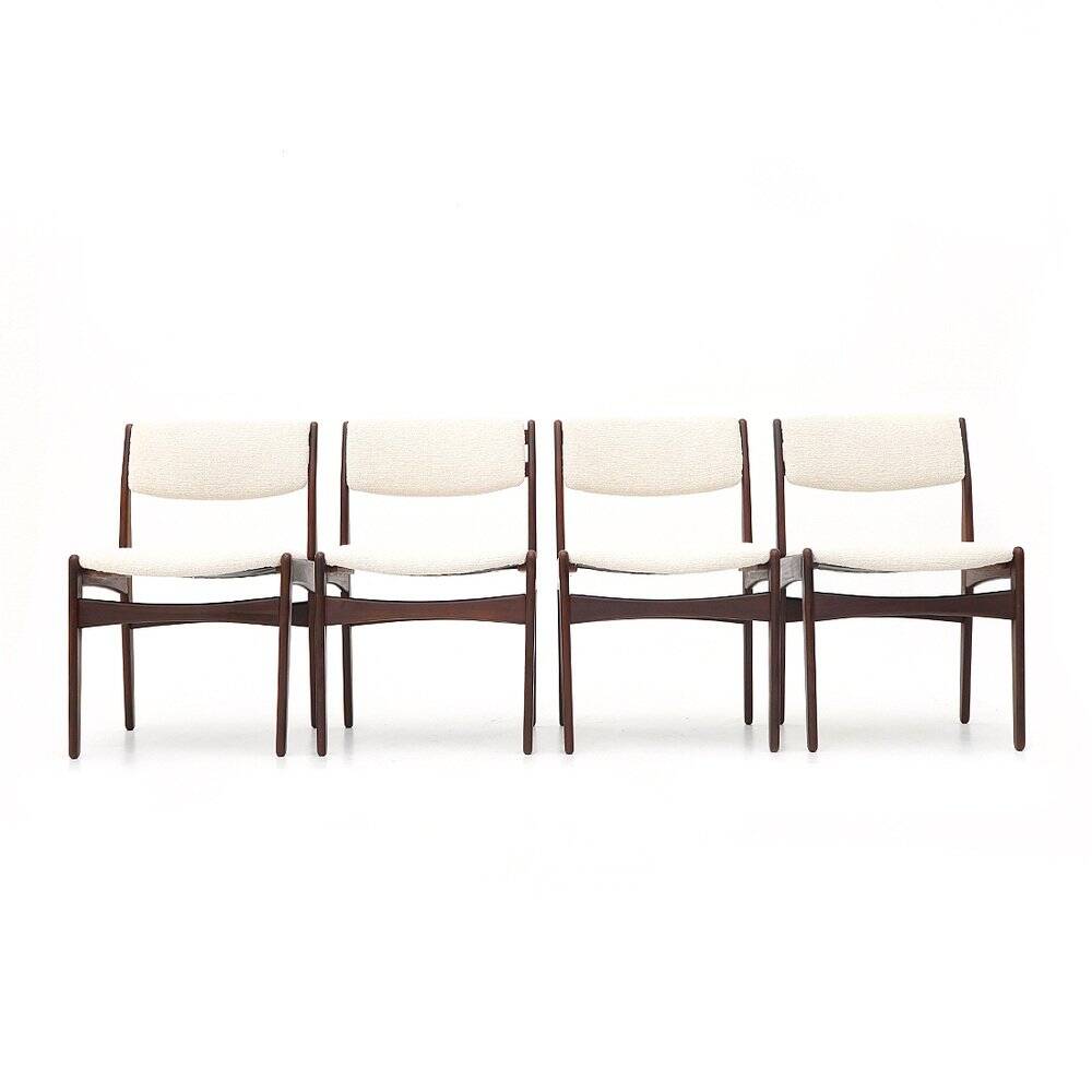 Vintage teak chairs by Poul Volther for Frem Rojle, 1960s, set of 4.