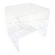 Vintage side table in transparent plexiglass from the 70s.