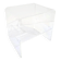 Vintage side table in transparent plexiglass from the 70s.