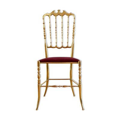 Chaise Chiavari Hollywood Regency 1960