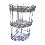 Iron corner shelf