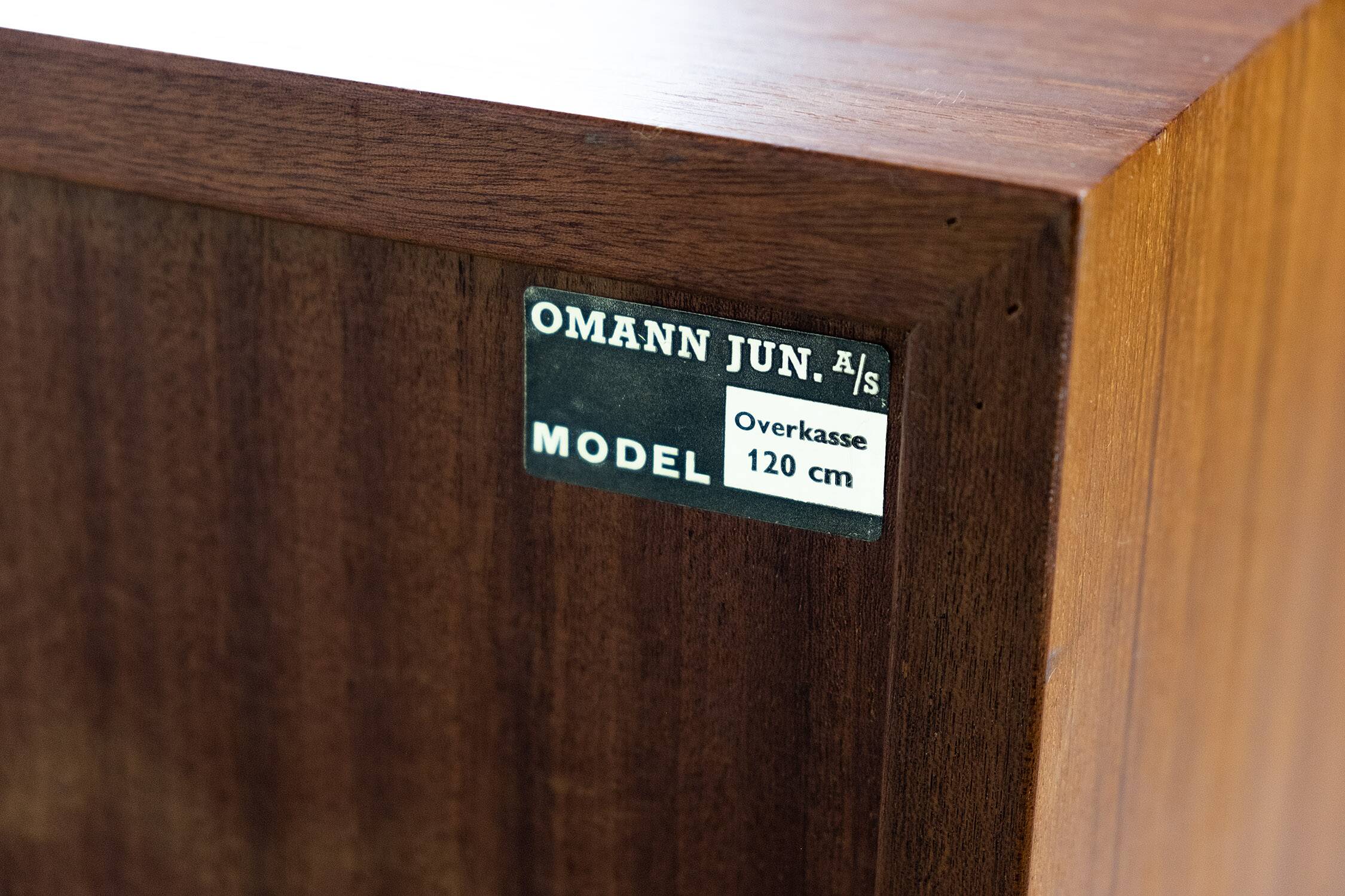 Small Teak Sideboard from Omann Jun, 1960s