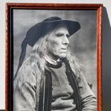Indian portrait print wooden frame
