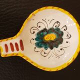 Signed ceramic ashtray set with holder