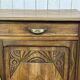 Rustic Art Deco buffet from the 1930s in chestnut wood.