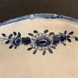 Old dish mounted in ceramic, scallop
