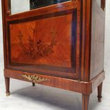 Louis XVI style showcase in marquetry - rosewood - rosewood - 19th