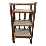 Rattan shelf