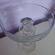 Superb crystal bowl on a 50 cm high pedestal, elegant and refined.