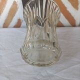 Molded glass vase