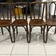 Suite de 4 chaises de Bistrot Baumann années 1930