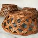 Lot de 3 corbeilles en osier
