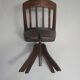 Chaise de bureau américaine. Hauteur réglable 45/56 cm. Marque Rüegg Naegeli (Suisse).