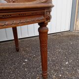 Caned bench in Louis XVI style