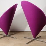 Pair of Verner Panton “Cone Chair” model chairs, Vitra edition