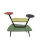 Vintage rockabilly side table/plant table in 4 colours.