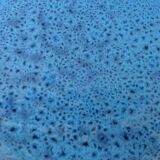 Presentation bowl enamelled ceramic, speckled navy blue