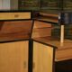 Modernist bar/counter in the style of Jean Prouvé, 1940s