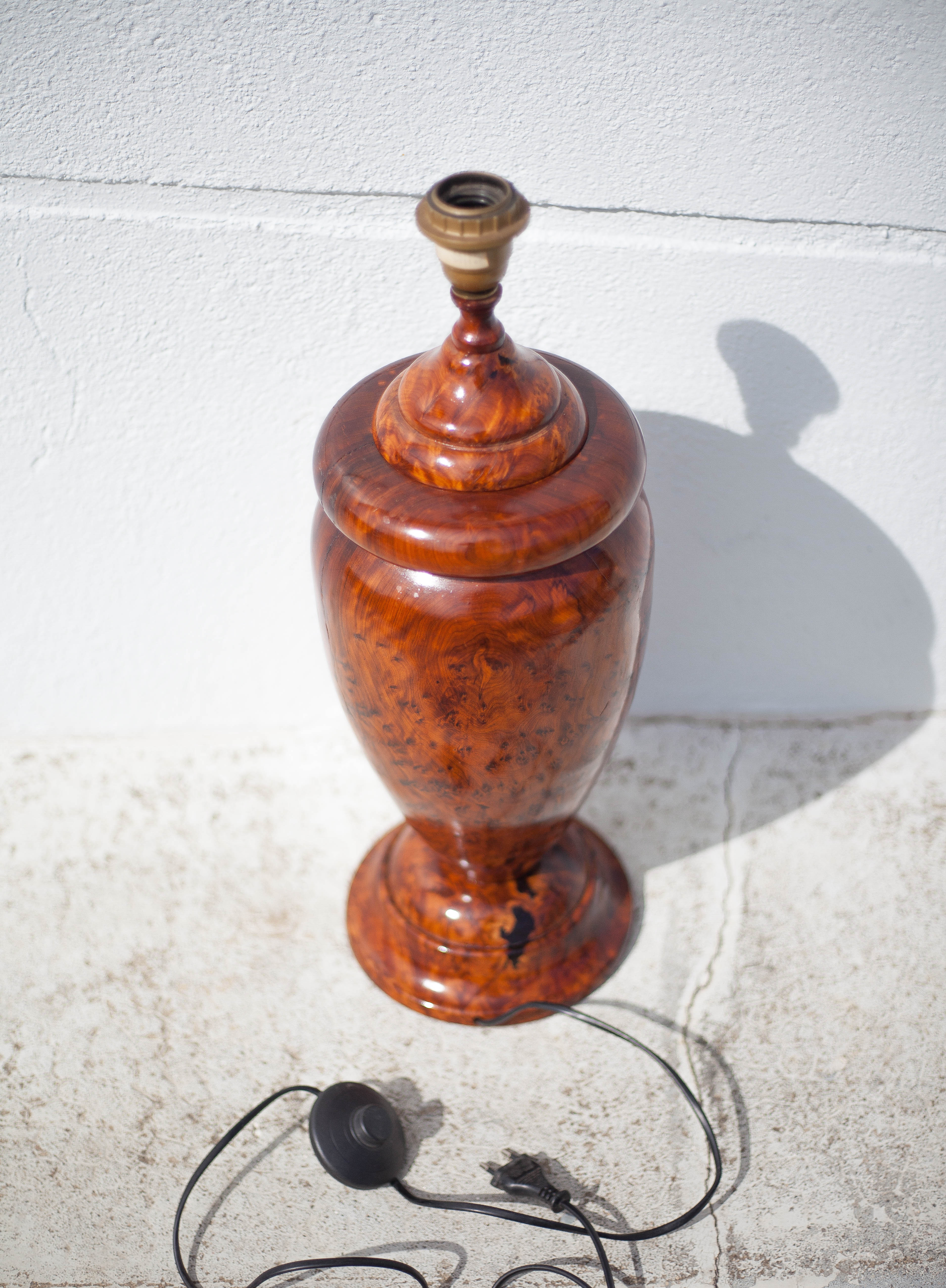 Louis Drimmer solid wood lamp