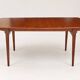 Table à manger extensible vintage en bois – style scandinave années 60
