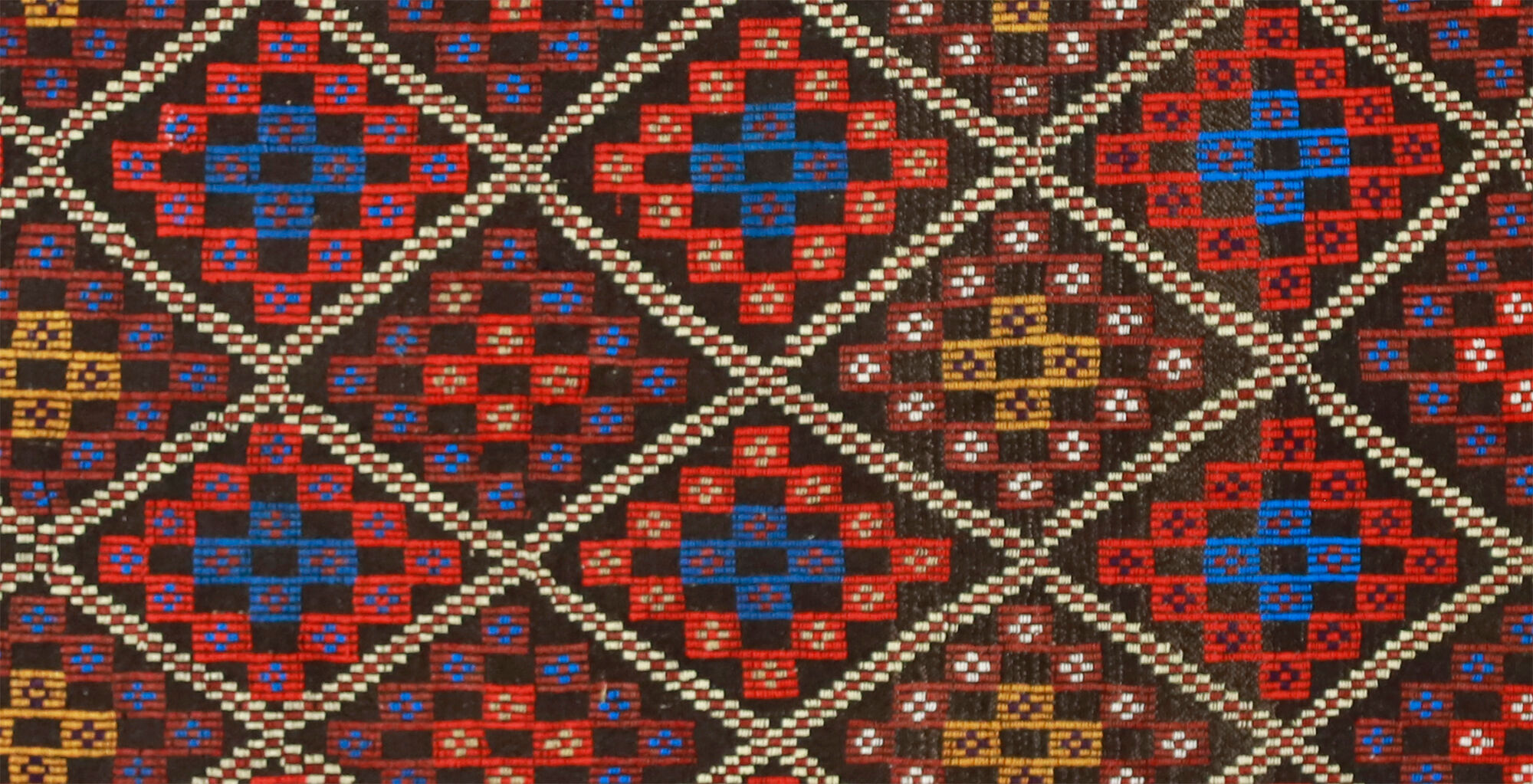 Anatolian handmade kilim rug 300 cm x 130 cm