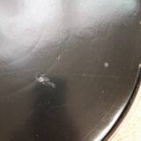 Table basse laiton et simili cuir